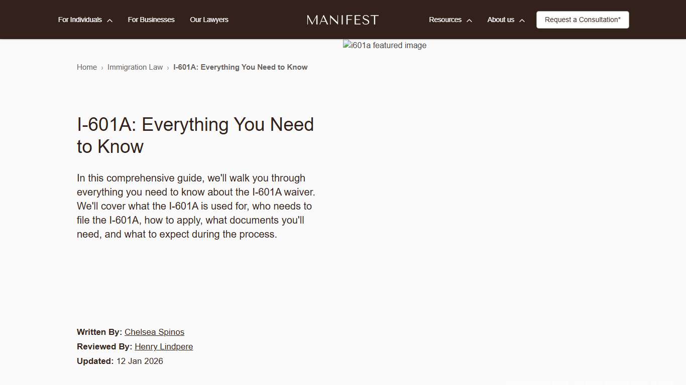 I-601A: Everything You Need to Know - 2026