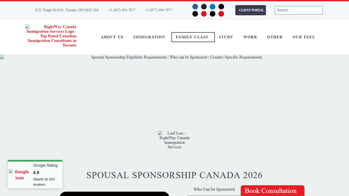 Spousal Sponsorship Canada 2026 | RightWay Canada